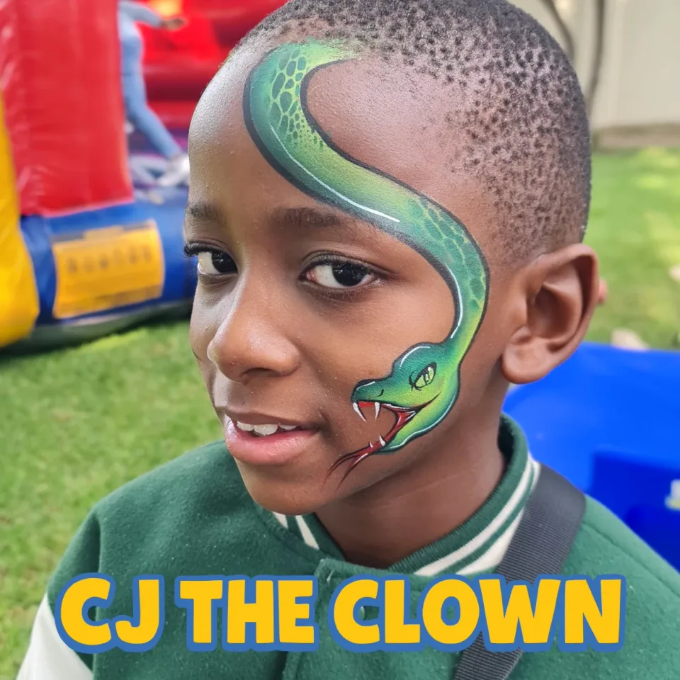 Face painting by the Dazzling Faces team