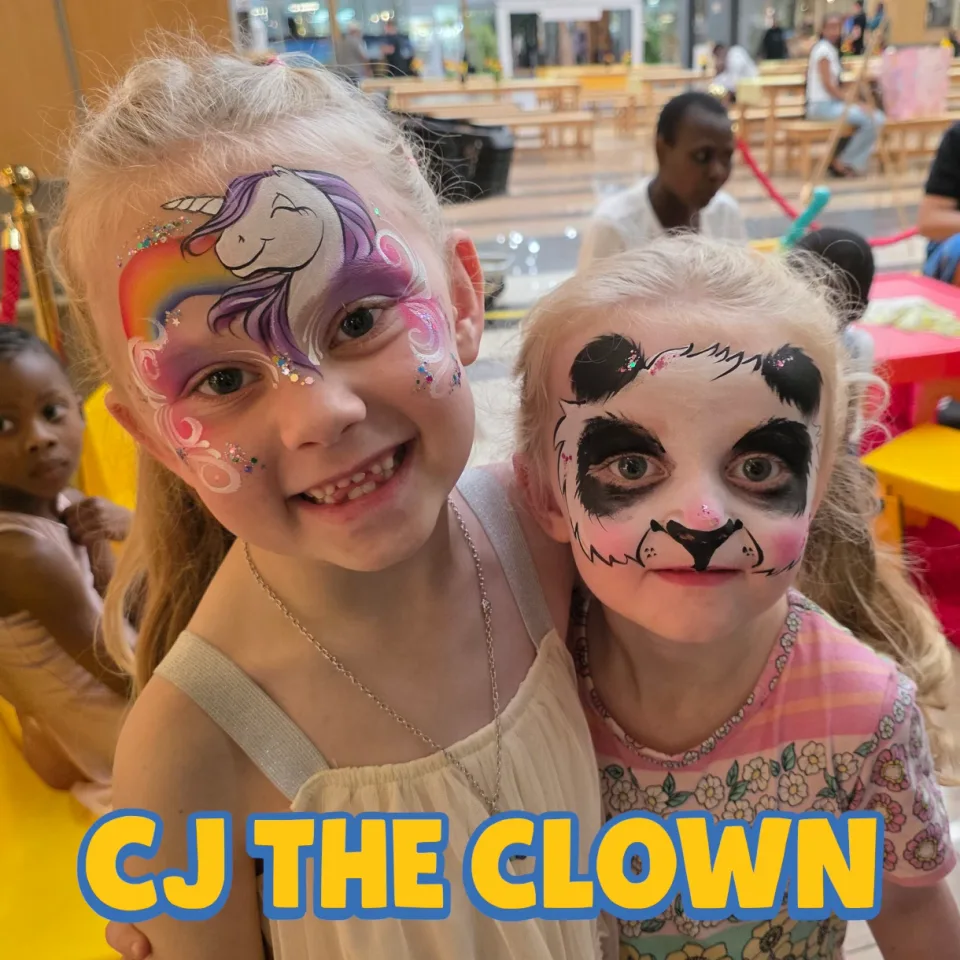 Face painting by the Dazzling Faces team