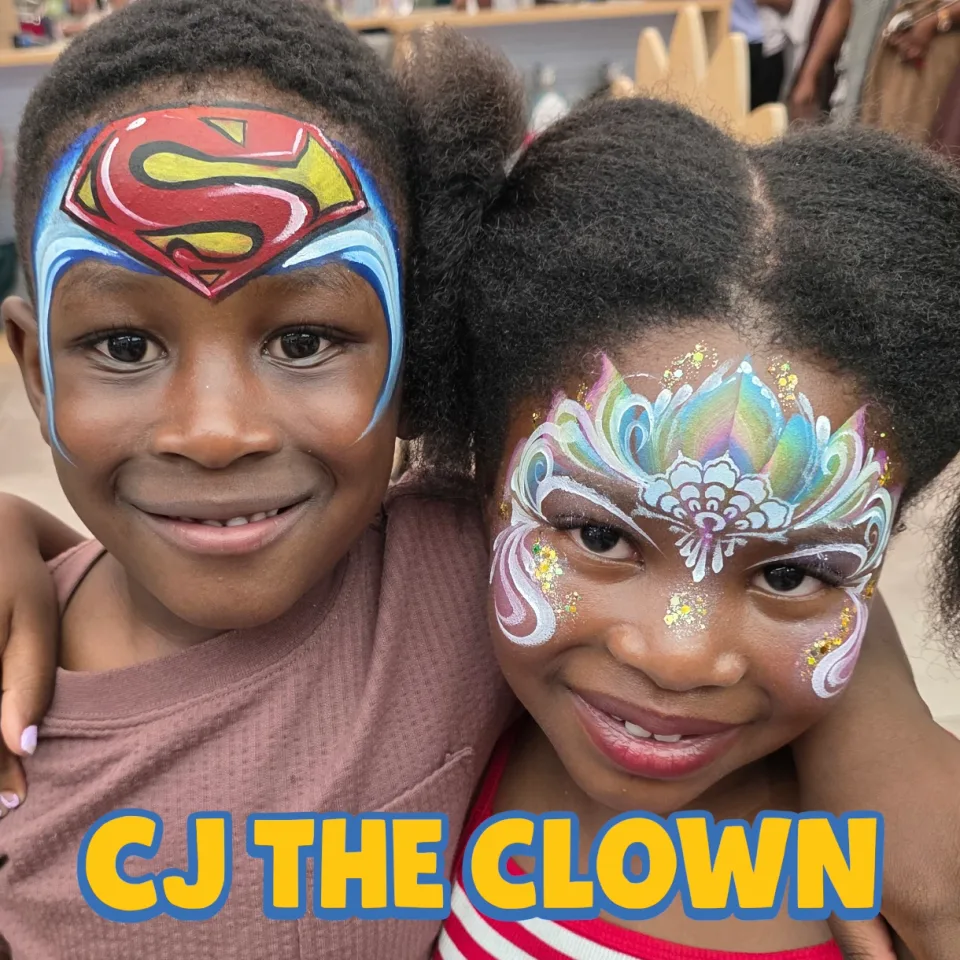 Face painting by the Dazzling Faces team